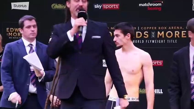LEWIS SYRETT v DANAIL STOYANOV **FINAL** HEAD-TO-HEAD @ WEIGH-IN / EDWARDS v MORENO / COPPER BOX