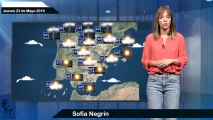 El tiempo: pronóstico para el jueves 23 de mayo