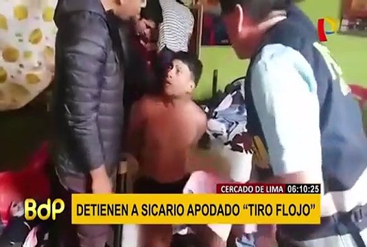 Capturan a sicario ‘Tiro flojo’ en Cercado de Lima