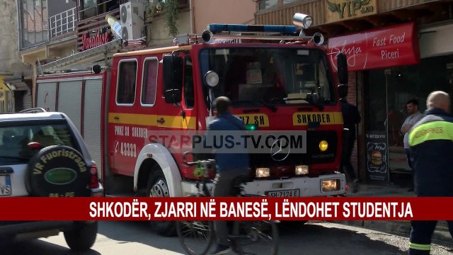 SHKODËR, ZJARRI NË BANESË, LËNDOHET STUDENTJA