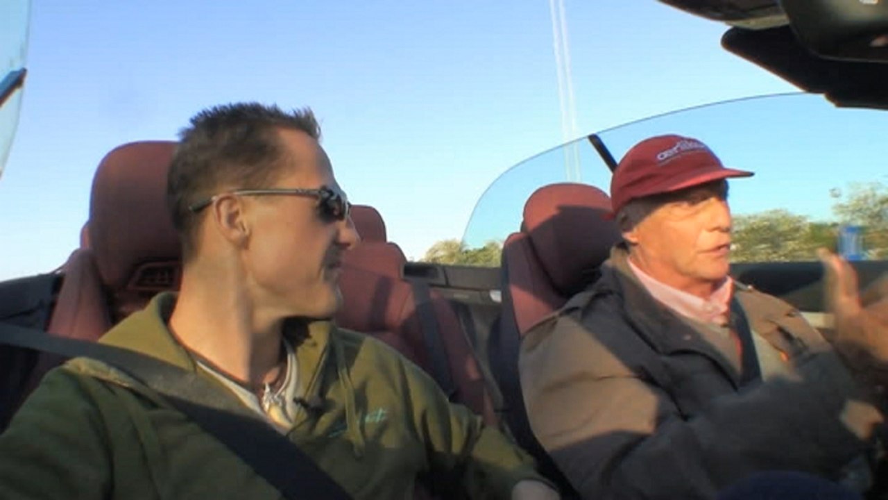 Niki Lauda interviewt Michael Schumacher