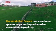 Giresun’daki 400 yıllık 'Hacı Abdullah Duvarı' görenlerin ilgisini çekiyor