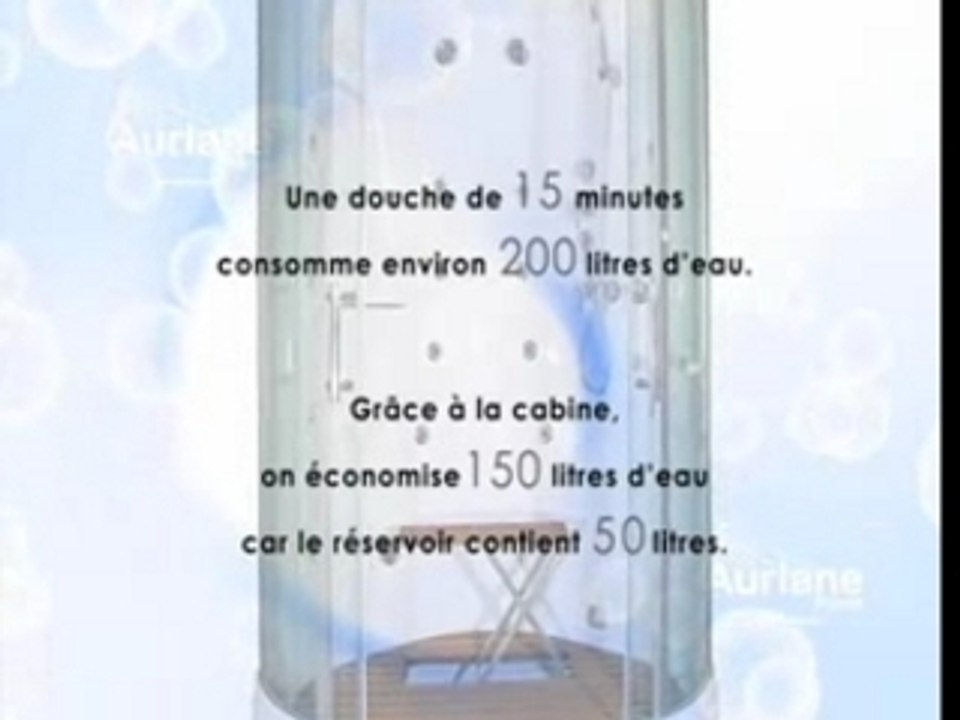 Cabine douche recyclage économies d'eau Vidéo Dailymotion
