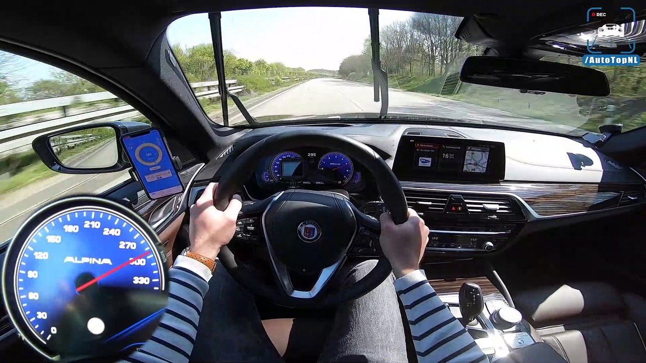 NEW! BMW ALPINA B5 608HP 303km/h AUTOBAHN POV by AutoTopNL