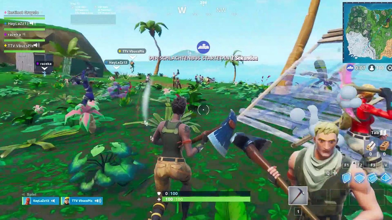 I play as NoSkin in teams play | Fortnite Battle Royale