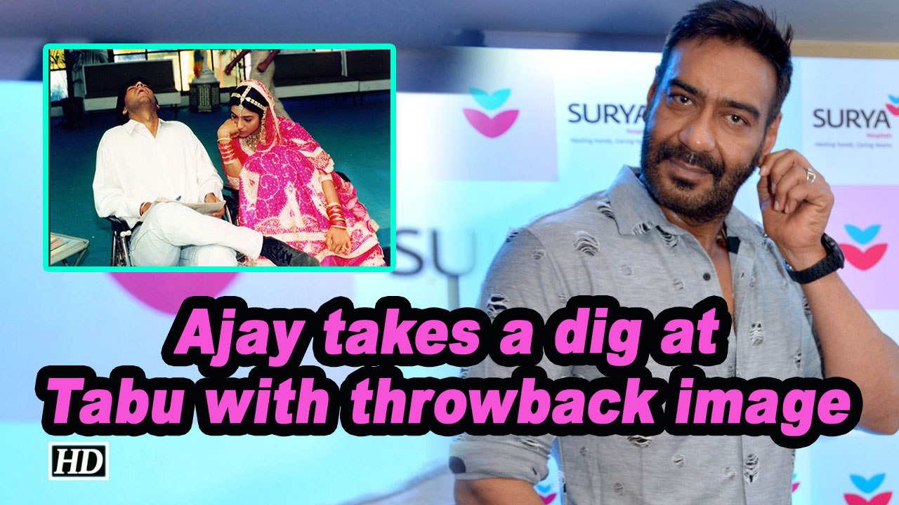 Ajay takes a dig at Tabu with throwback image