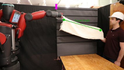 You can control this robot by flexing your muscles