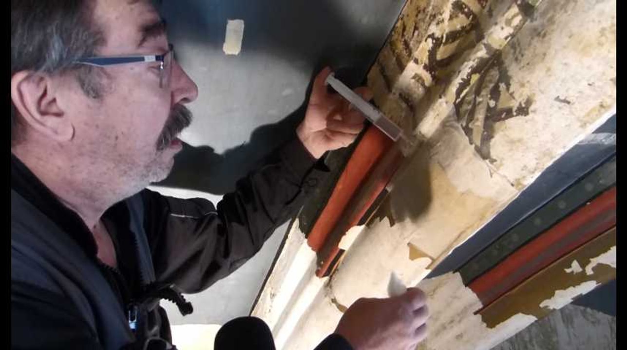 Un travail minutieux à l'église St Laurent de Nogent-sur-Seine