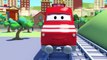 Troy The Train and the Tanker in Car City| Cars & Trucks cartoon for children
