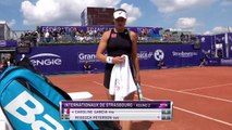 WTA - Strasbourg 2019 - La victoire de Caroline Garcia contre Rebecca Peterson avant de jouer Marta KOSTYUK, 16 ans, en quarts !