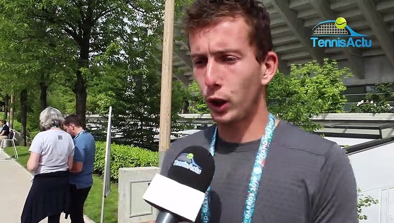 Roland-Garros (Q) - Corentin Denolly "frustré d'avoir craqué contre Steve Darcis au 2e tour des qualifications de Roland-Garros