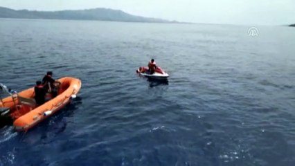 Jet ski ile kaçmaya çalışan 3 düzensiz göçmen yakalandı - MUĞLA