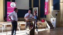 Les joueurs du Rugby club Vesoul reçus à la mairie