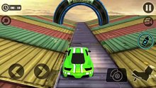 Impossible Stunt Car Tracks 3D level 1-7__New cars-Green car__Gameplay Android 2019