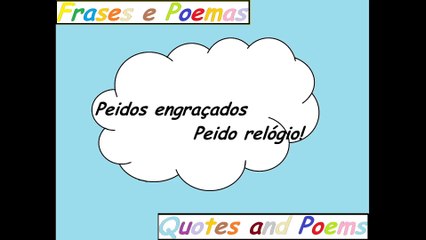 Peidos engraçados: Peido relógio! [Frases e Poemas]