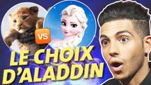Aladdin : Mena Massoud team Reine des Neiges ou Roi Lion ?