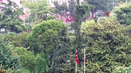 Samsun'da sağanak yağış