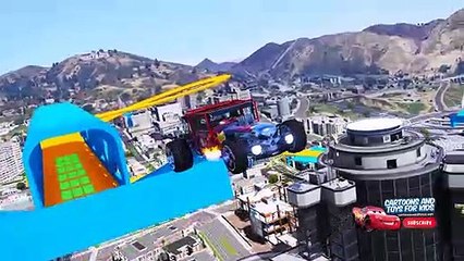 HOT WHEELS MEGA CITY PARKOUR CHALLENGE (Cars 3 Challenge)
