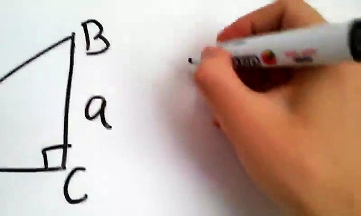 Math Exercises - Solve a right triangle using tangent and cosecant