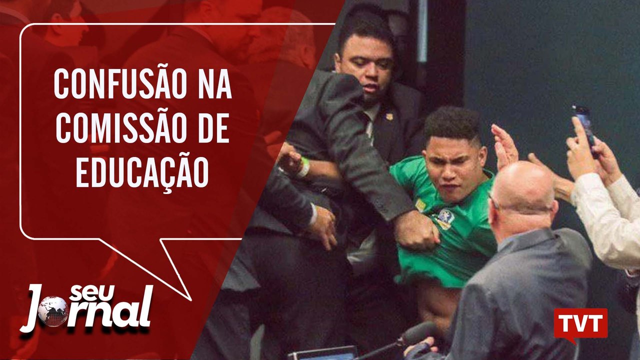 Confusão na Comissão de Educação – Investigação no PSL no Seu Jornal 22.05.2019