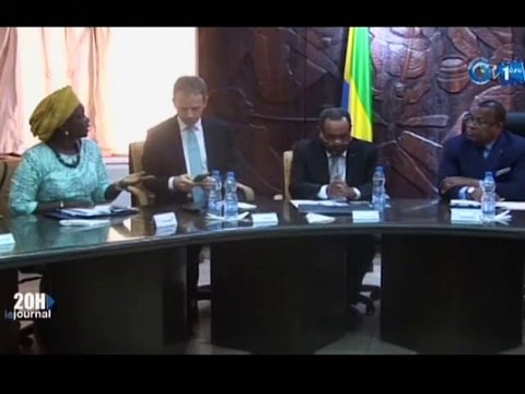 RTG - Échange entre le Premier Ministre, Julien Nkoghe Bekalé et les responsables des Nations Unies au Gabon