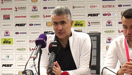 Gazişehir Gaziantep - Osmanlıspor maçın ardından