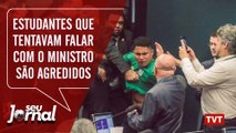 Estudantes que tentavam falar com o ministro são agredidos