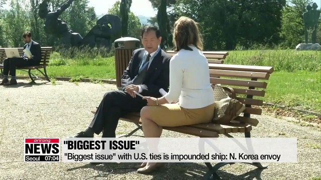 Biggest issue with U.S. ties is impounded ship: N. Korea envoy