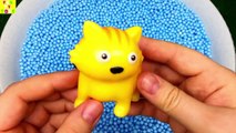 Learn Colors with Animals and Wild ZOO Surprise Toys for Kids Children Education with Foam Beads