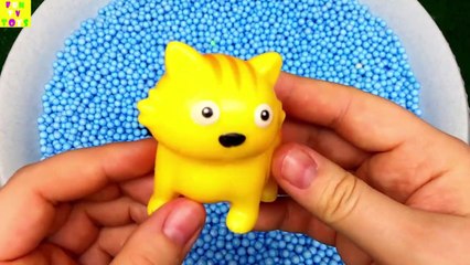 Learn Colors with Animals and Wild ZOO Surprise Toys for Kids Children Education with Foam Beads