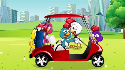 Gallina Pintadita Carro de Golf Equitación - Canciones infantiles