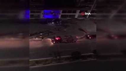 Siirt'te Park Halindeki Araç Alev Alev Böyle Yandı