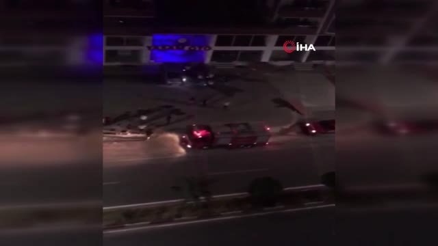 Siirt'te Park Halindeki Araç Alev Alev Böyle Yandı