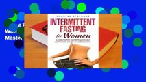About For Books  Intermittent Fasting for Women: 7 Simple Steps to Understanding & Mastering the
