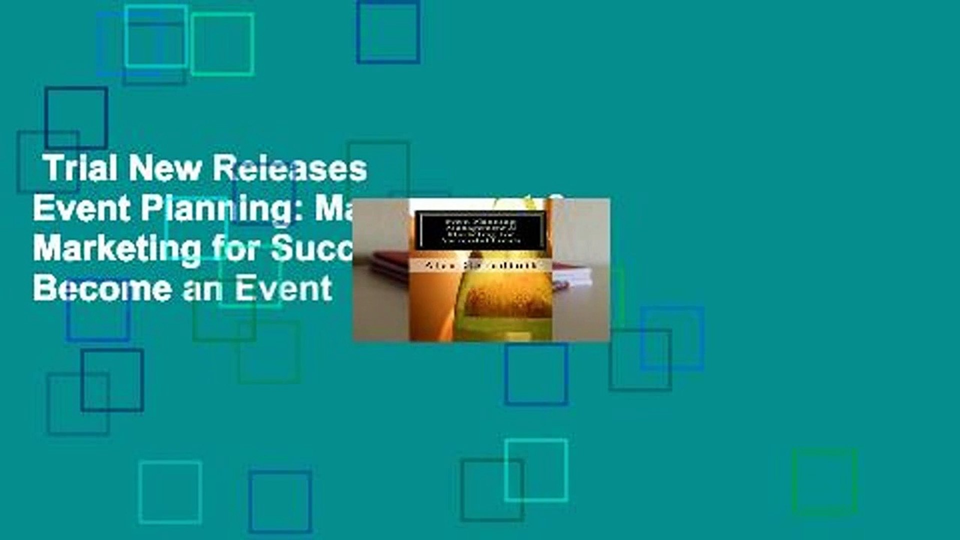 ⁣Trial New Releases  Event Planning: Management & Marketing for Successful Events: Become an Even