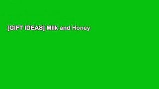 [GIFT IDEAS] Milk and Honey