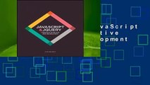 [NEW RELEASES]  JavaScript and jQuery: Interactive Front-End Web Development