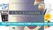 Full E-book Occlusion: Principles & Treatment  For Full