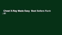 Chest X-Ray Made Easy  Best Sellers Rank : #1