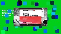 Full E-book Civil Procedure: Keyed to Courses Using Yeazell's Civil Procedure  For Free