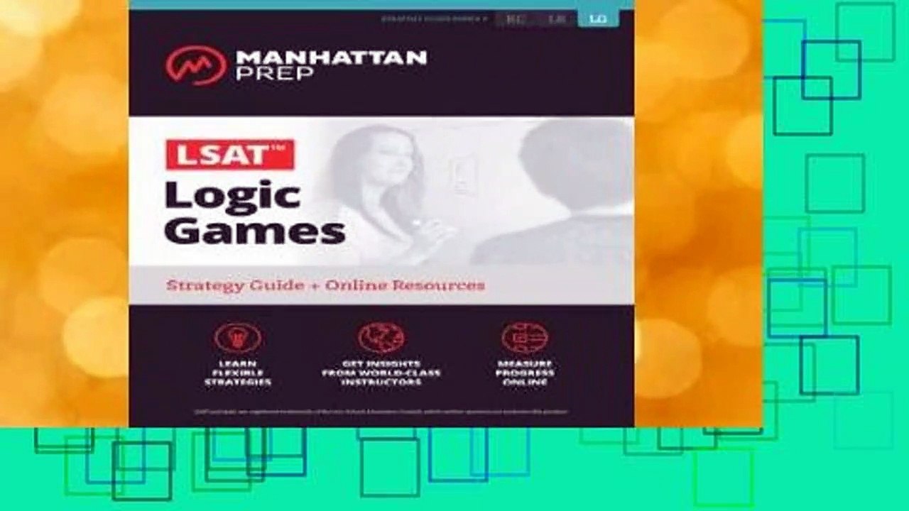 Full E-book LSAT Logic Games: Strategy Guide + Online Tracker  For Trial