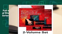 Full version  Kelley and Firestein's Textbook of Rheumatology, 2-Volume Set  Best Sellers Rank : #3