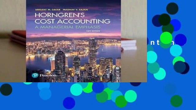 Trial New Releases Horngren's Cost Accounting: A Managerial Emphasis by Charles T. Horngren