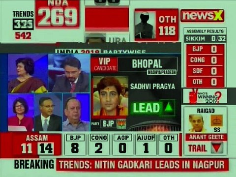 Lok Sabha General Elections Counting Live Updates 2019: Trends Shows NDA Reaches Majority Mark