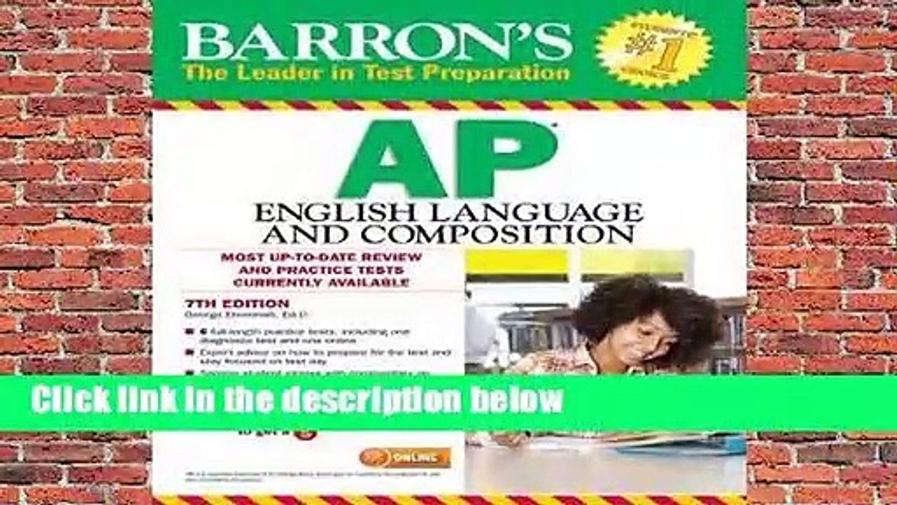 [MOST WISHED] Barron's AP English Language and Composition video