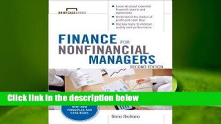 Complete acces  Finance for Nonfinancial Managers by Gene Siciliano