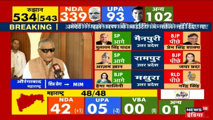 चुनाव के परिणामों पर वी के सिंह से खास बातचीत, देखें VIDEO