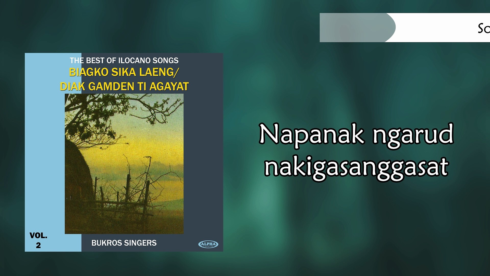 Bukros Singers - Keddeng Ti Langit (Lyrics Video)