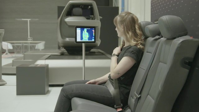 Mercedes-Benz ESF 2019 TecDay - Heated seatbelt