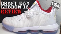 Nike Lebron 16 Draft Day Low Sneaker Detailed Look Review